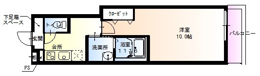 フジパレス塚口東Ⅵ番館の間取り