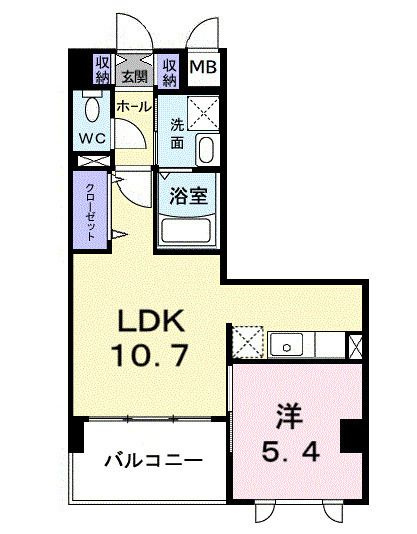 セジュール　藤の間取り