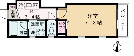 【間取り】 | bellezza中野坂上