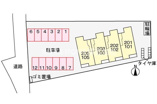 フォー　シーズンの区画図