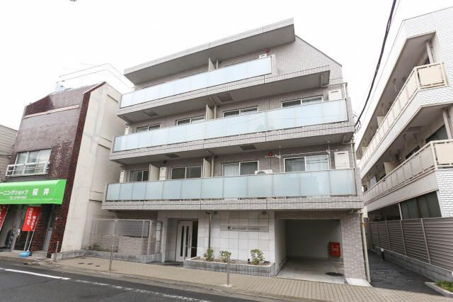 スカイコート戸越の外観|外観は落ち着いています