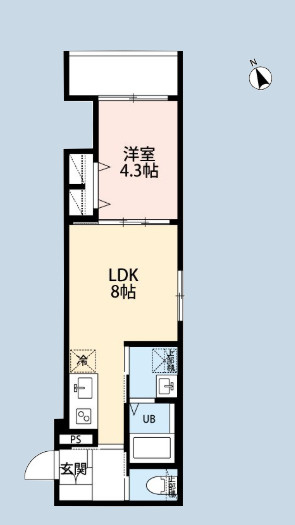 robot home 中河原Ⅲの間取り