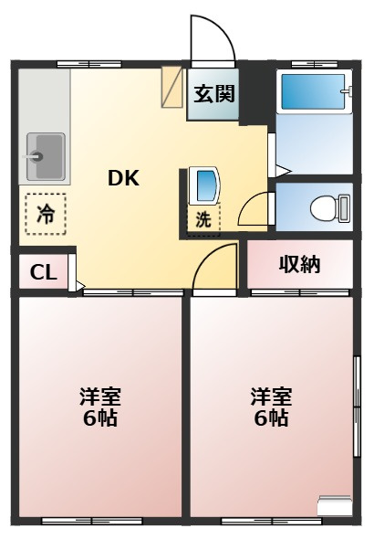 グリーンコート椿森の間取り