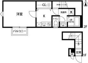 アンプルール ブワ フォーエヴァの間取り
