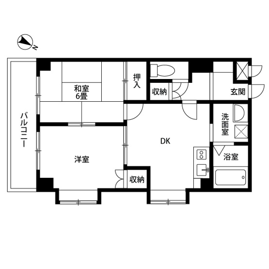 【間取り】 | プリメールマンション