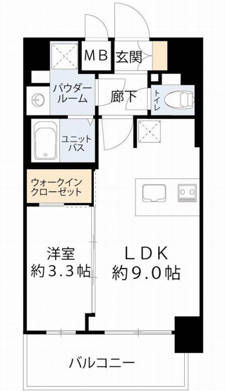 【間取り】 | プレサンス西九条シティベイ