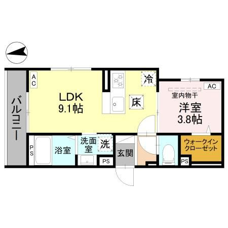 【間取り】 | D-Sereno大和田N