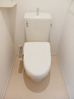 ゆったりとした空間のトイレです
