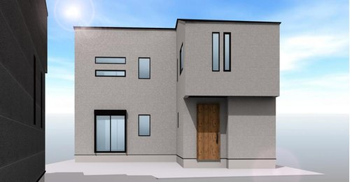 東希望が丘新築戸建戸建　駐車3台以上可能　4LDKの外観パース