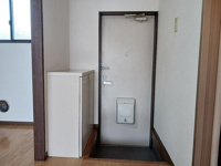 シンプルで使いやすい玄関です