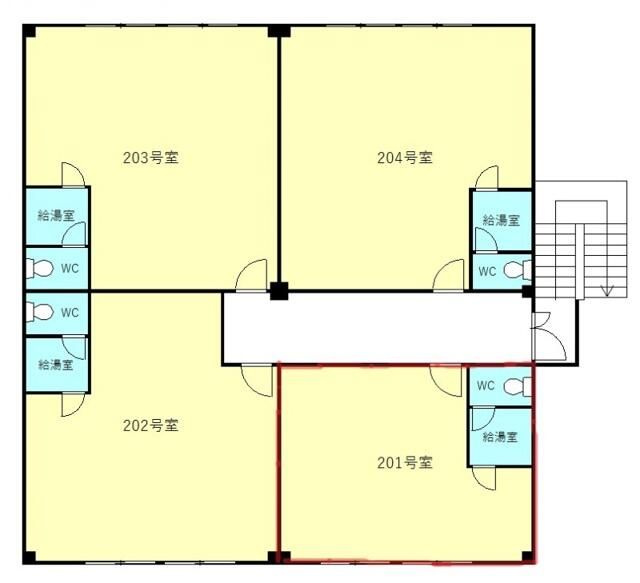 大道東ビルの間取り