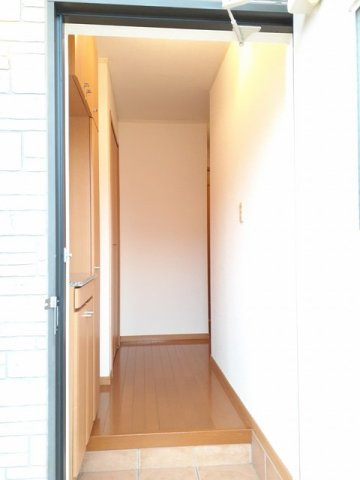 落ち着いた玄関です
