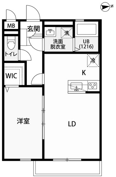 クレール都筑の間取り