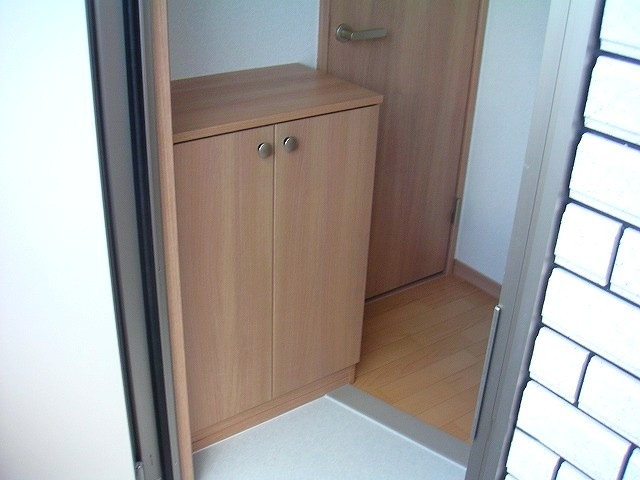 落ち着いた玄関です