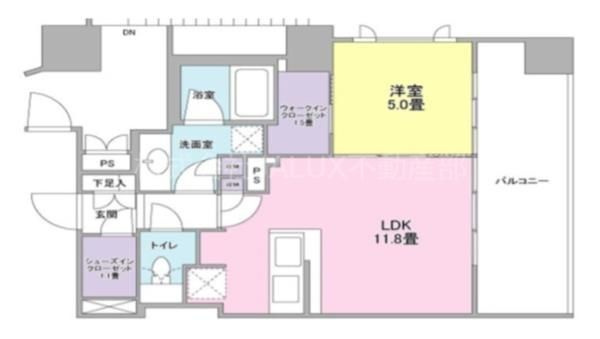 クローバー神田紺屋町の間取り