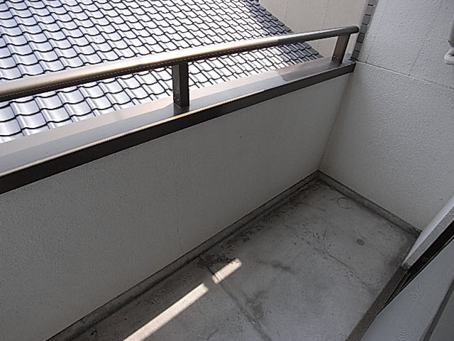 寿ハイツのバルコニー