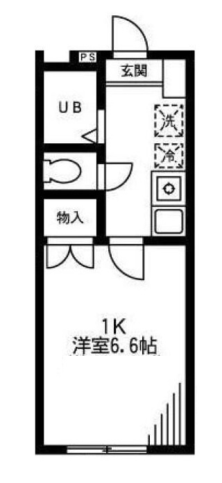 ヴィラ　アスカの間取り|間取りです。