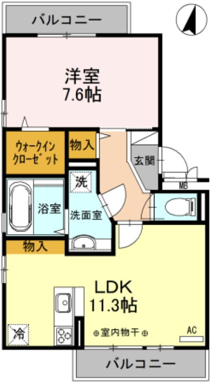 シュピナートの間取り