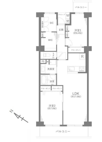 【間取り】 | ルネ門前仲町パークステイツ