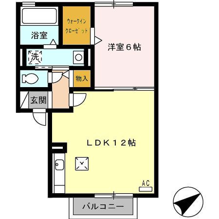 Ｃａｌｍ Ｈｏｍｅの間取り