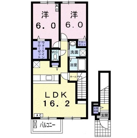 アルバーノ本今の間取り