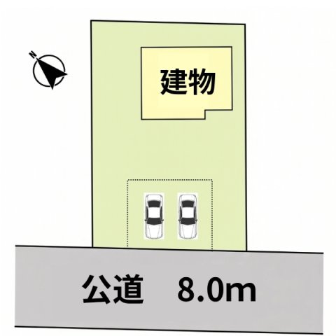 神栖市息栖　中古戸建の区画図