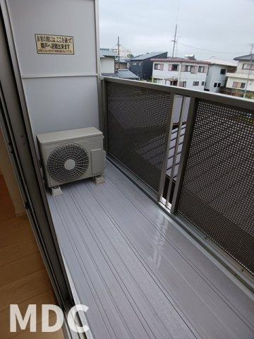 カーザ・マローネのバルコニー