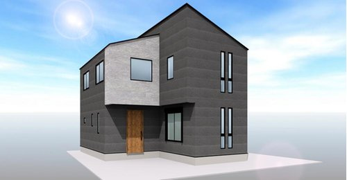 東希望が丘新築戸建戸建　駐車2台可能　4LDKの外観パース
