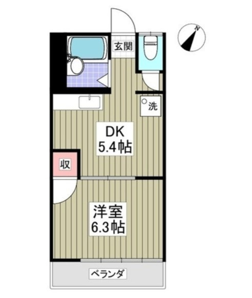 かつら荘の間取り