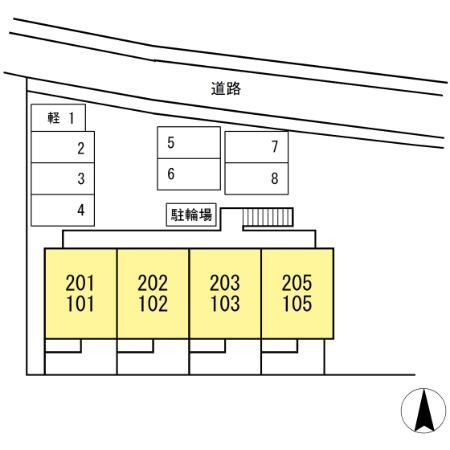 アニバーサリーAの区画図