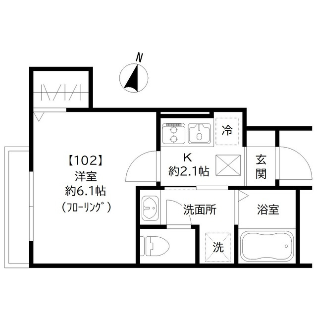 サニーパークの間取り