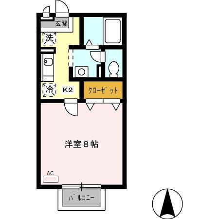 ポレール・Ｋの間取り