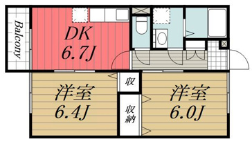【間取り】 | モンテローザ　壱番館