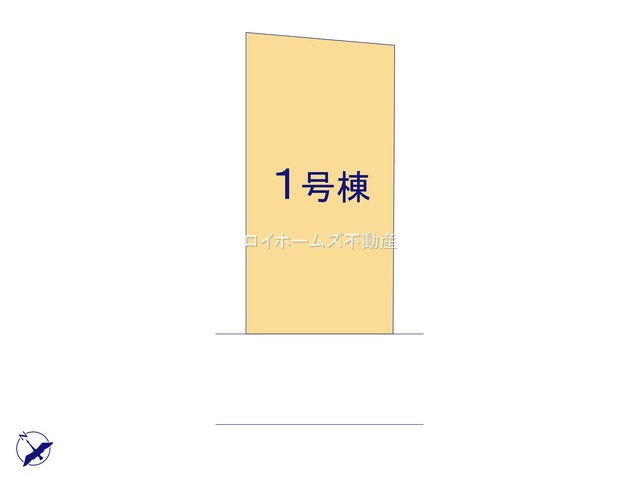 【区画図】 | 大府市半月町４丁目124『仲介料無料』新築戸建て | 1号棟