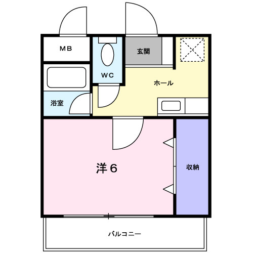 サンパティークの間取り