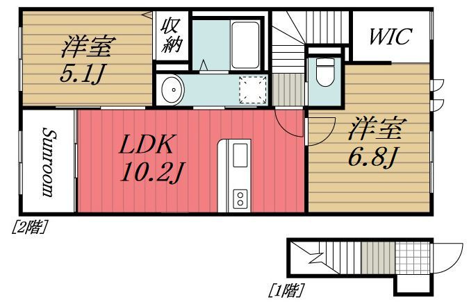 【間取り】 | Comfort Luminous