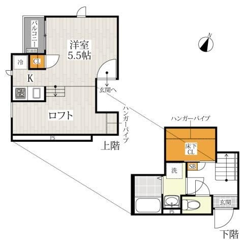 ＣＢ与野本町ストリアの間取り