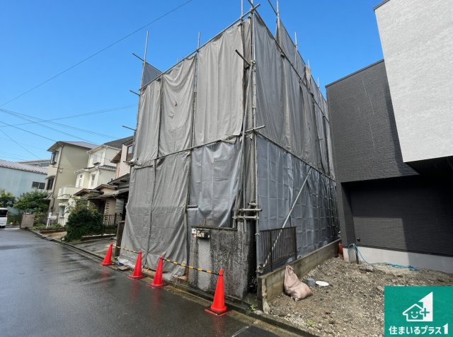 高槻市南大樋町　新築一戸建ての外観|現地写真（２０２６年９月２９日） 現在古家解体作業中！