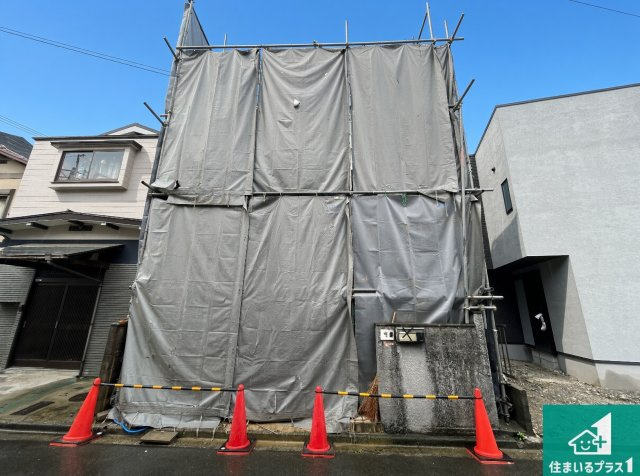 高槻市南大樋町　新築一戸建ての外観|現地写真（２０２６年９月２９日） 現在古家解体作業中！