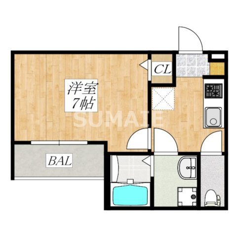 グランプルーヴ東大宮の間取り|間取りです