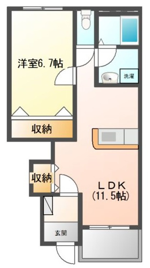 シルフィード三木の間取り