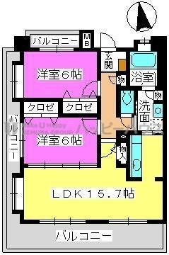 【間取り】 | ピュアハイム和白丘