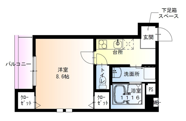 【間取り】 | フジパレス堺石津川ノース