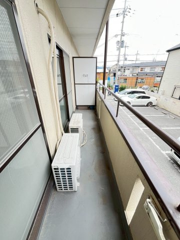 マンションフローラのバルコニー