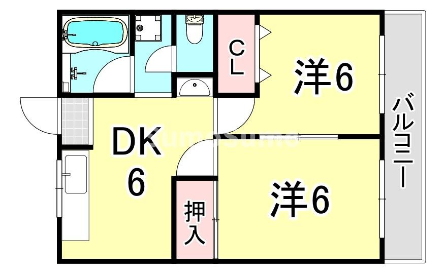 マンションフローラの間取り