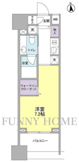 【間取り】 | パークフラッツ中目黒