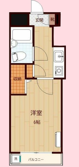 レナジア西堀の間取り