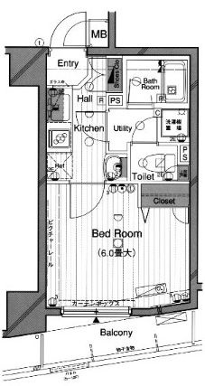 ガラ・シティ東日本橋の間取り|間取りです。