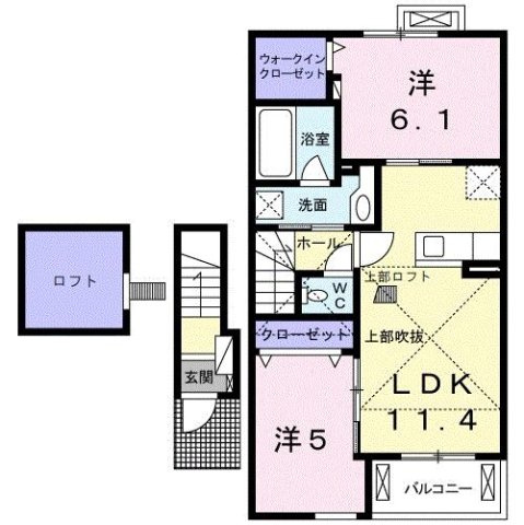 【間取り】 | ベル　シャンブル