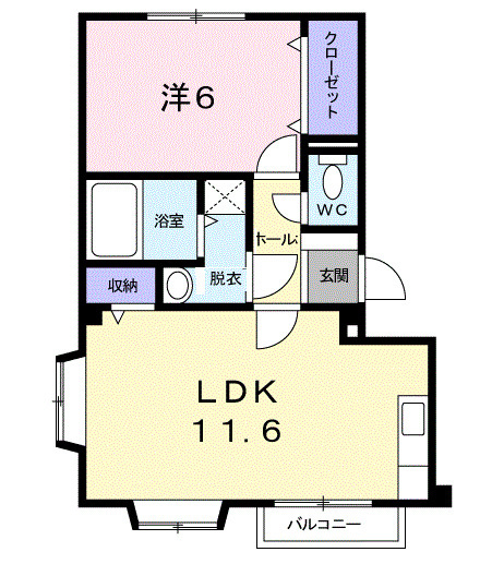 【間取り】 | アルビオンＡ